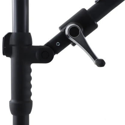 Umbrela de gradina ajustabila cu brat de metal, crem
