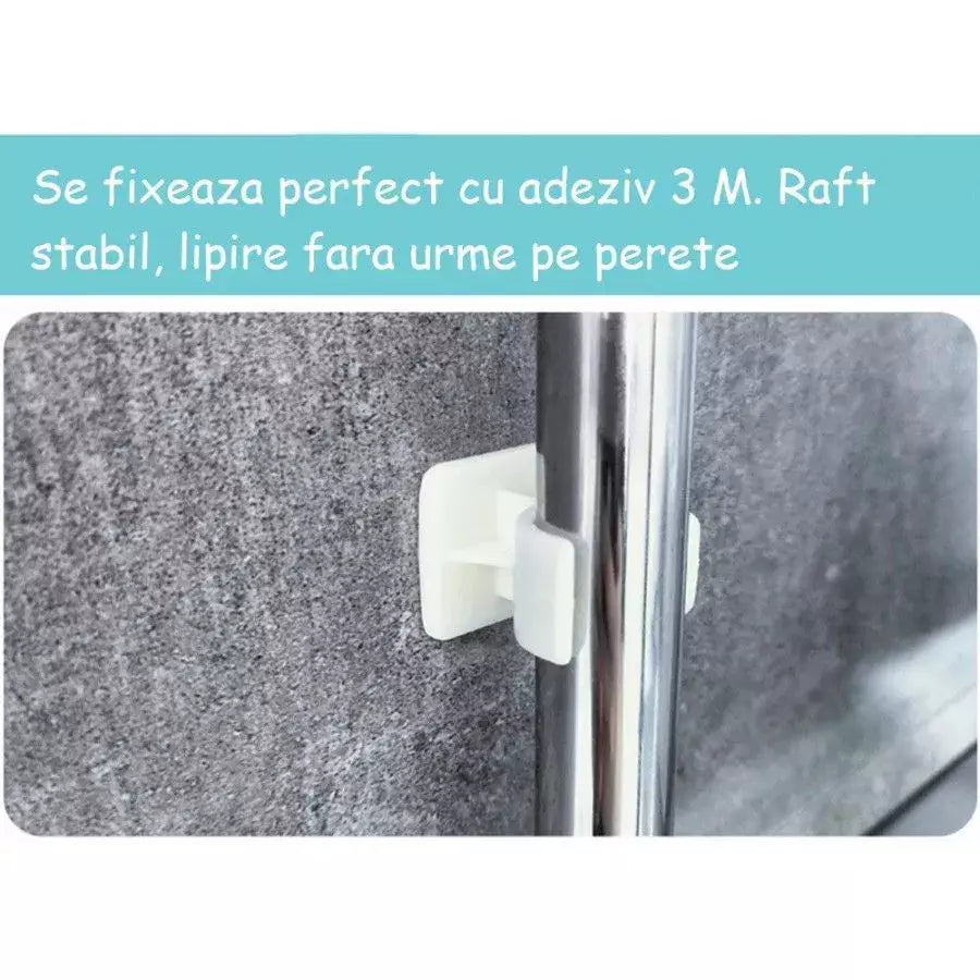 Raft depozitare organizator baie, toaleta sau masina de spal