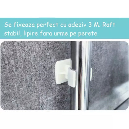 Raft depozitare organizator baie, toaleta sau masina de spal