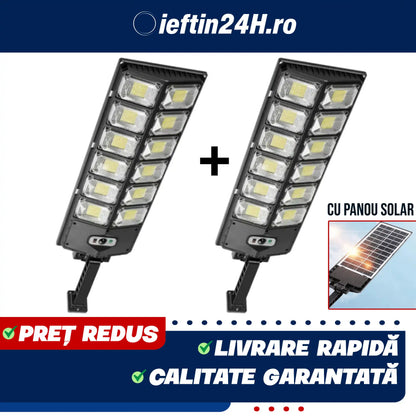 PACHET 1 + 1   Lampa solară stradală 3000W