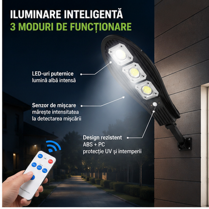 Set 2 x Lampa Solara stradala 90 LED-uri