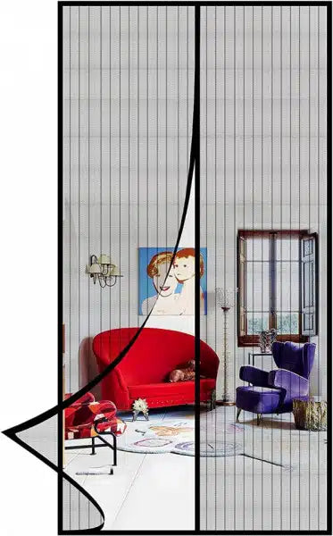 Plasa magnetica pentru tantari, Poliester, 120 x 210 cm, Neg