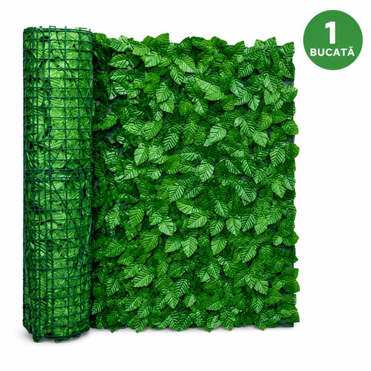 Panou Gard Artificial tip Iederă 1 x 3 METRI, Rezistent UV