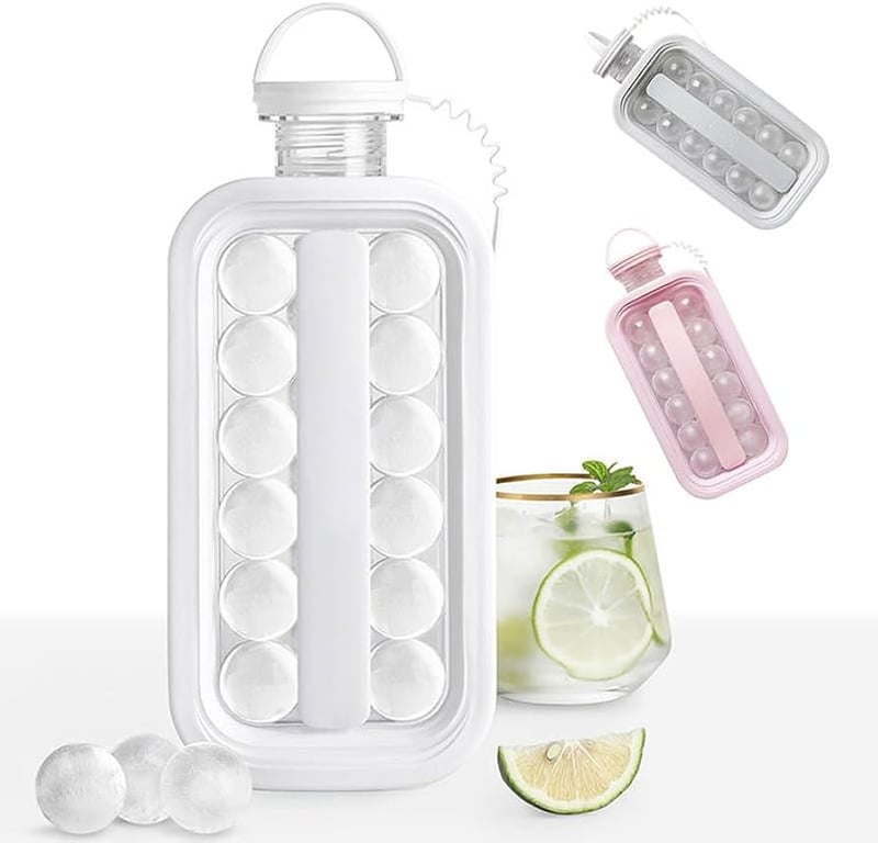 Forma cuburi gheata 2 in 1, portabila multifunctionala