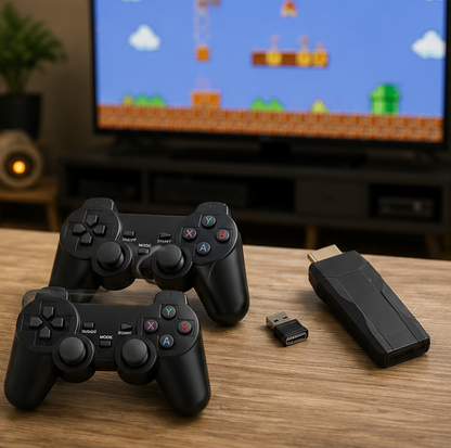 Consolă Mini Retro 2,4G HDMI, Wireless, 4K Ultra HD