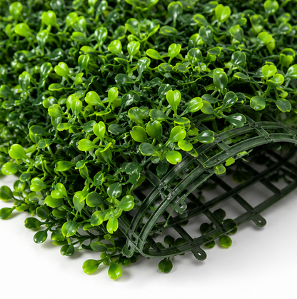 Panou verde decorativ 60x40cm, plastic, suport negru