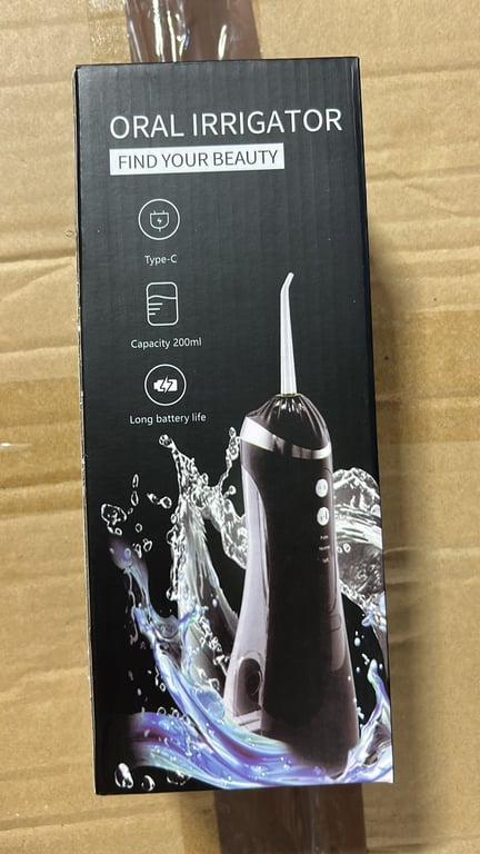 Irigator Bucal Reîncărcabil, 3 Moduri de Curățare, Încărcare USB Type-C