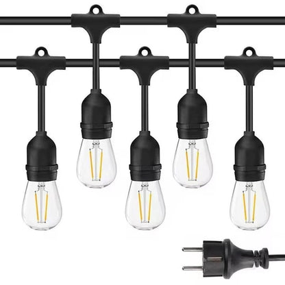 Ghirlandă Solară LED 10m pentru Exterior – Iluminare Decorativă, IP65