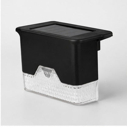 Lampă solară LED balustradă, senzor mișcare, set 4 bucăți