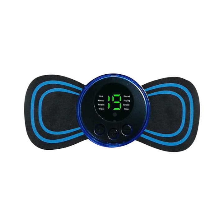 Aparat masaj cervical electromagnetic, 8 moduri, încălzire