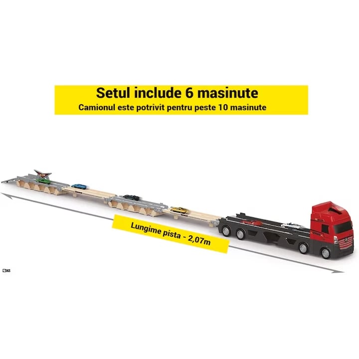 Trailer Transportor pentru Mașinuțe cu Catapultă – Pliabil, Capacitate 16 Mașinuțe