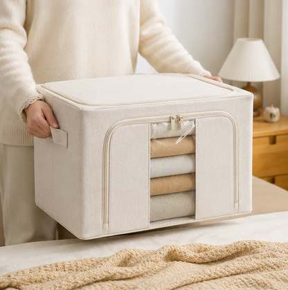 Cutii depozitare 66L, 50x40x33 cm, Oxford rezistente