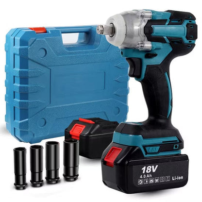 Cheie de impact OKBOONS 48V, 2 acumulatori, 43 accesorii
