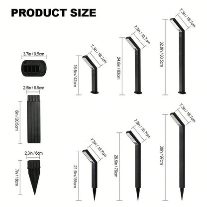 Lampă solară pentru grădină, 90 LED, 3 moduri, IP65