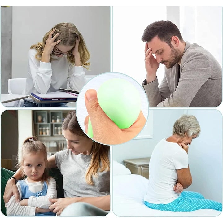 Jucărie Squishy Dumpling Antistres cu Sclipici, 12 buc