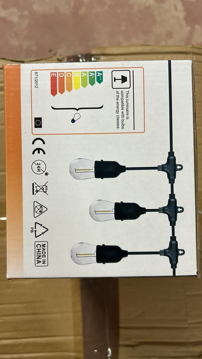 Ghirlandă Solară LED 10m pentru Exterior – Iluminare Decorativă, IP65