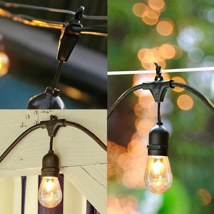 Ghirlandă Solară LED 10m pentru Exterior – Iluminare Decorativă, IP65