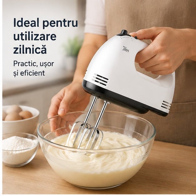 Mixer de Mână Vertical 7 Viteze, 260W, 4 Accesorii