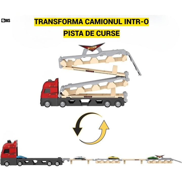 Trailer Transportor pentru Mașinuțe cu Catapultă – Pliabil, Capacitate 16 Mașinuțe