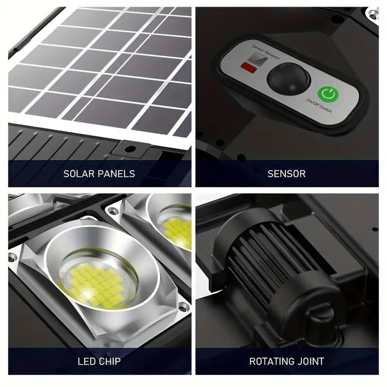 Lampa solară stradală 3000W 70 CM W789B-6