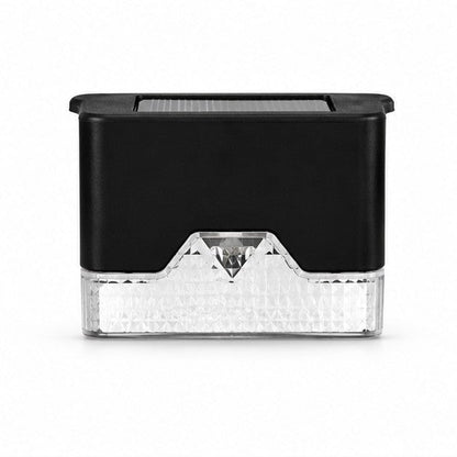 Lampă solară LED balustradă, senzor mișcare, set 4 bucăți