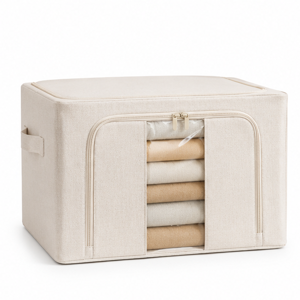 Cutii depozitare 66L, 50x40x33 cm, Oxford rezistente