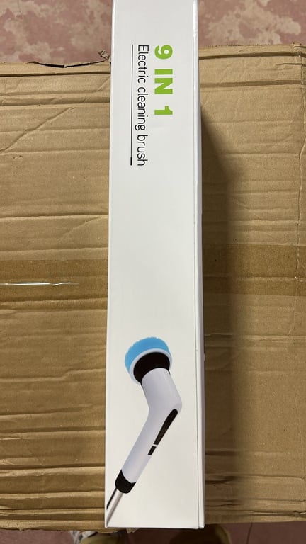 Perie Electrică de Curățare 9 în 1, Reîncărcabilă, 25W, USB Type-C, 9 Capete Interschimbabile