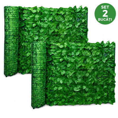 Panou Gard Artificial tip Iederă 1 x 3 METRI, Rezistent UV