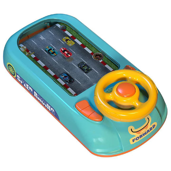 Jucarie Interactiva volan de condus cu circuit curse, sunete si functii,