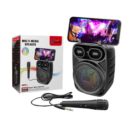 Boxa portabila cu suport de telefon si maner