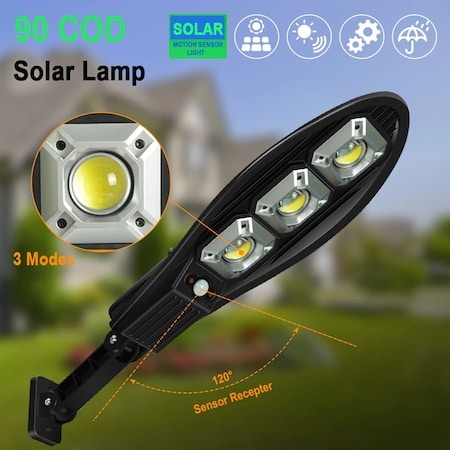 Lampa Solara COB, 90LED, IP66, LL-63T, cu telecomanda