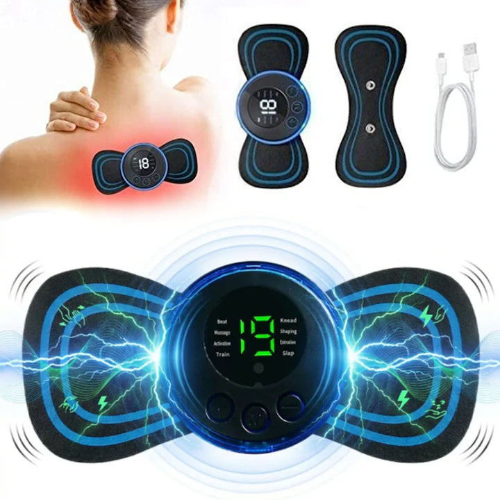 MINI APARAT DE MASAJ CERVICAL, ELECTROMAGNETIC 8 MODURI