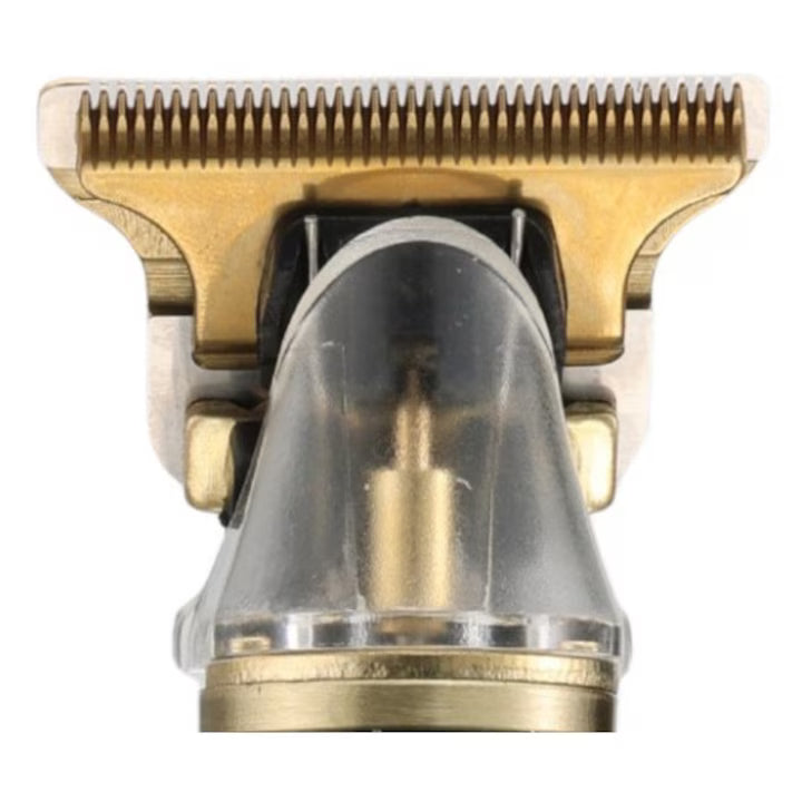 Masina de tuns cu acumulator, 5W, trimmer, incarcare USB, auriu negru