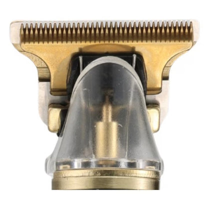 Masina de tuns cu acumulator, 5W, trimmer, incarcare USB, auriu negru