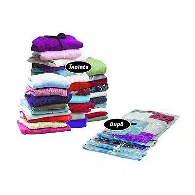 Set 10 Saci de Vidat pentru haine 80X110 cm