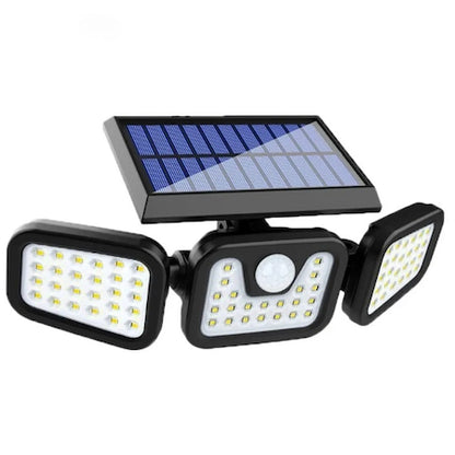 Lampa Solară cu LED Reglabil, Senzor Crepuscular și Senzor Mișcare