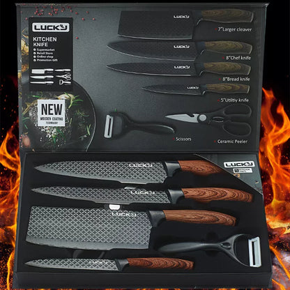 6 Piese Cutite set pentru bucatarie