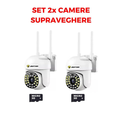 Pachet 2 X Camera De Supraveghere Jortan, JT-8161QJ, 2 CARDURI DE MEMORIE INCLUSE