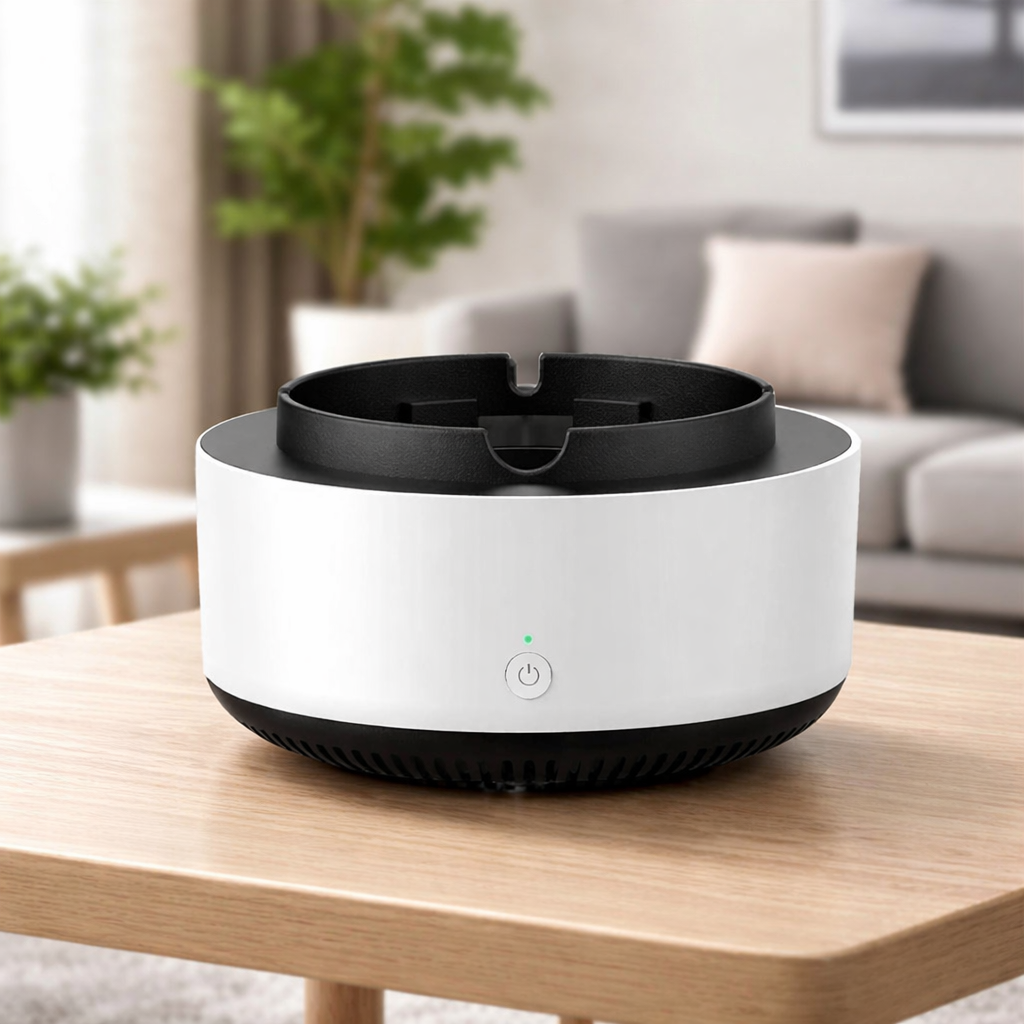 Scrumiera Electrica Inteligenta Cu Aspiratie