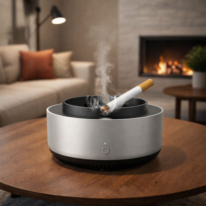 Scrumiera Electrica Inteligenta Cu Aspiratie