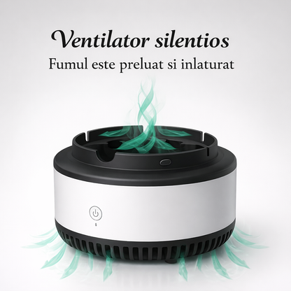 Scrumiera Electrica Inteligenta Cu Aspiratie