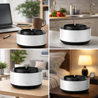 Scrumiera Electrica Inteligenta Cu Aspiratie