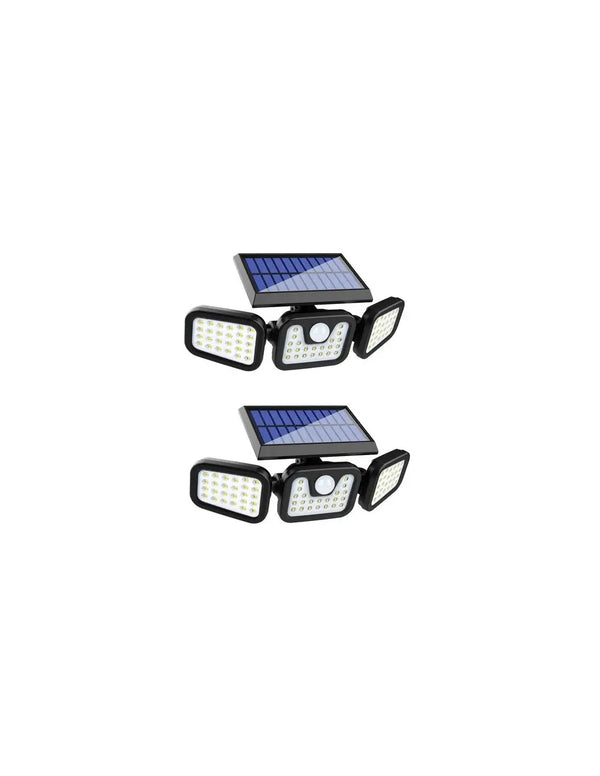 Set 2 Lampi cu incarcare Solara Senzor de Miscare Prindere pe Perete