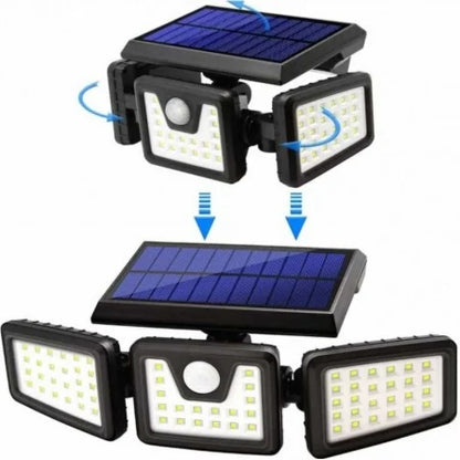 Set 2 Lampi cu incarcare Solara Senzor de Miscare Prindere pe Perete