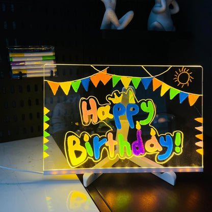 Tableta de Scris pentru Copii cu LED și USB