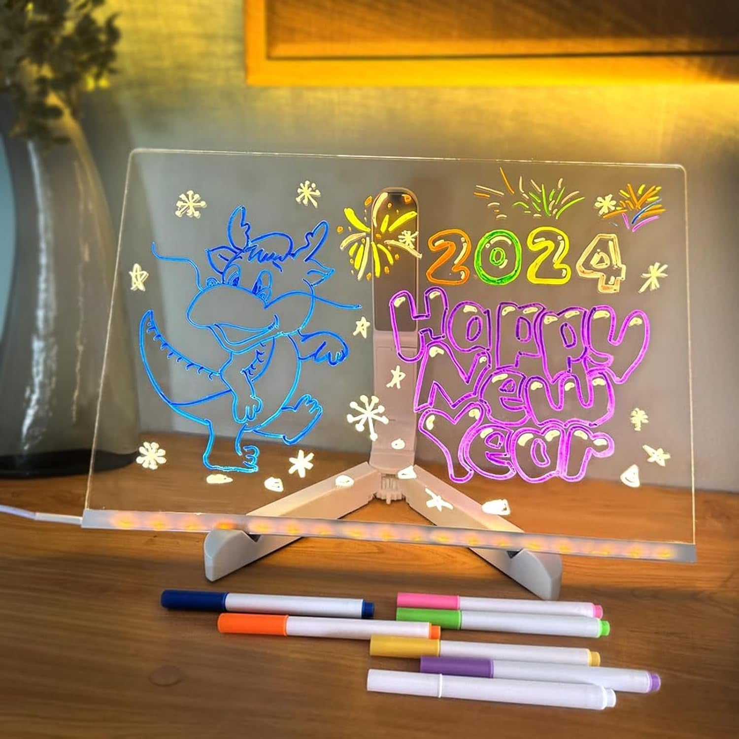 Tableta de Scris pentru Copii cu LED și USB