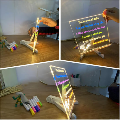 Tableta de Scris pentru Copii cu LED și USB