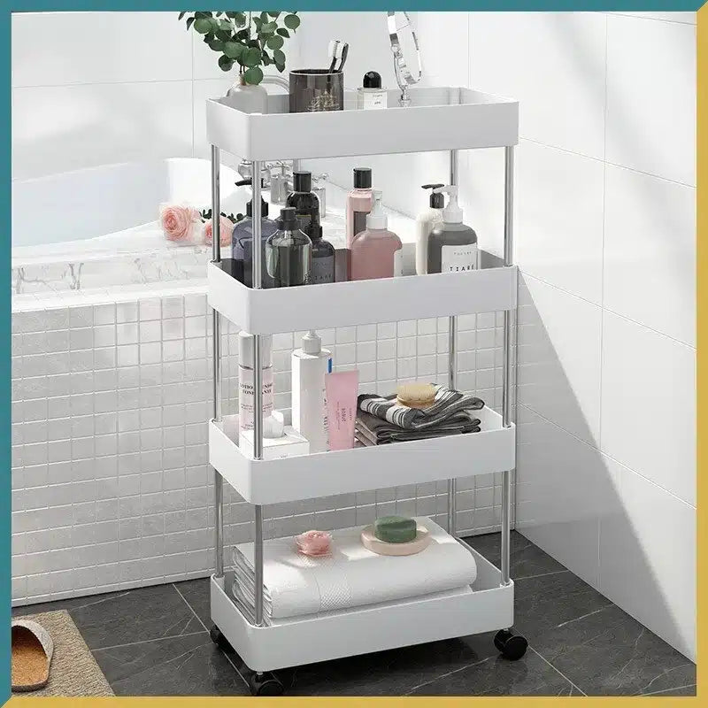 Support cuier Carucior organizator Etajera slim portabil cu 