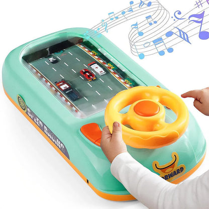 Jucarie Interactiva volan de condus cu circuit curse, sunete si functii,