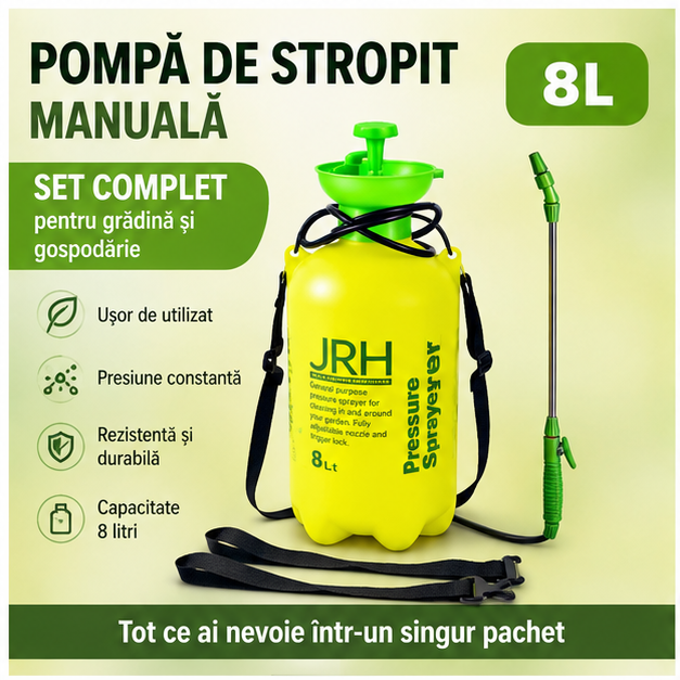 Pompa de stropit manuala, jrh  8L